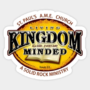 Kingdom Minded Stickers Sticker